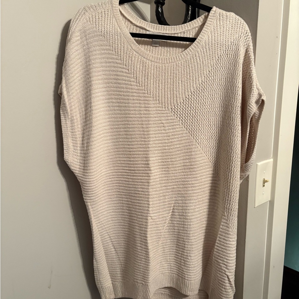 Barefoot Dreams Cream Women's Crew Neck Sweater